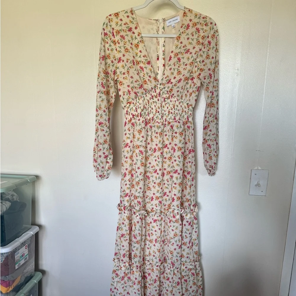 Lost + Wander Floral Long Sleeve Dress - Picture 1 of 3